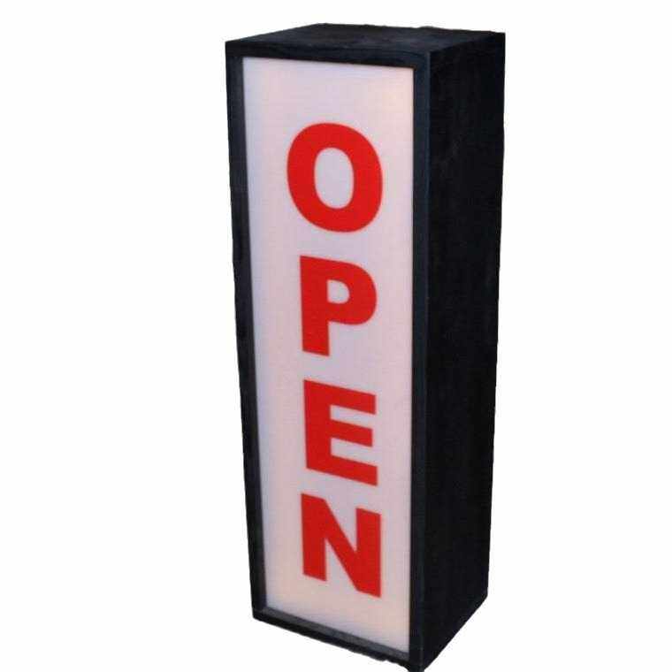 跨镜爆款 专业灯箱灯牌led灯制作 OPEN lightbox sign广告牌夜灯 - 图2