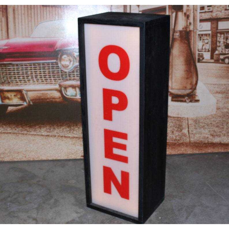 跨镜爆款 专业灯箱灯牌led灯制作 OPEN lightbox sign广告牌夜灯 - 图3