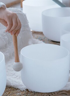 A级高准b音水晶钵定制 432hz7音调套装音乐碗专门音乐工作室多尺