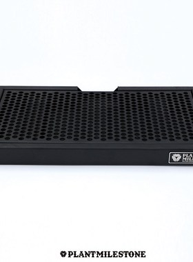 植物展示摆件潮流摆件花盆底托块A根种植园艺底座板滤水金属置物