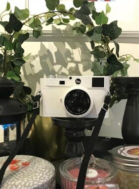 cosplay仿真摄影道具影楼模特手持莱卡相机摆件模型装饰X品白色1: