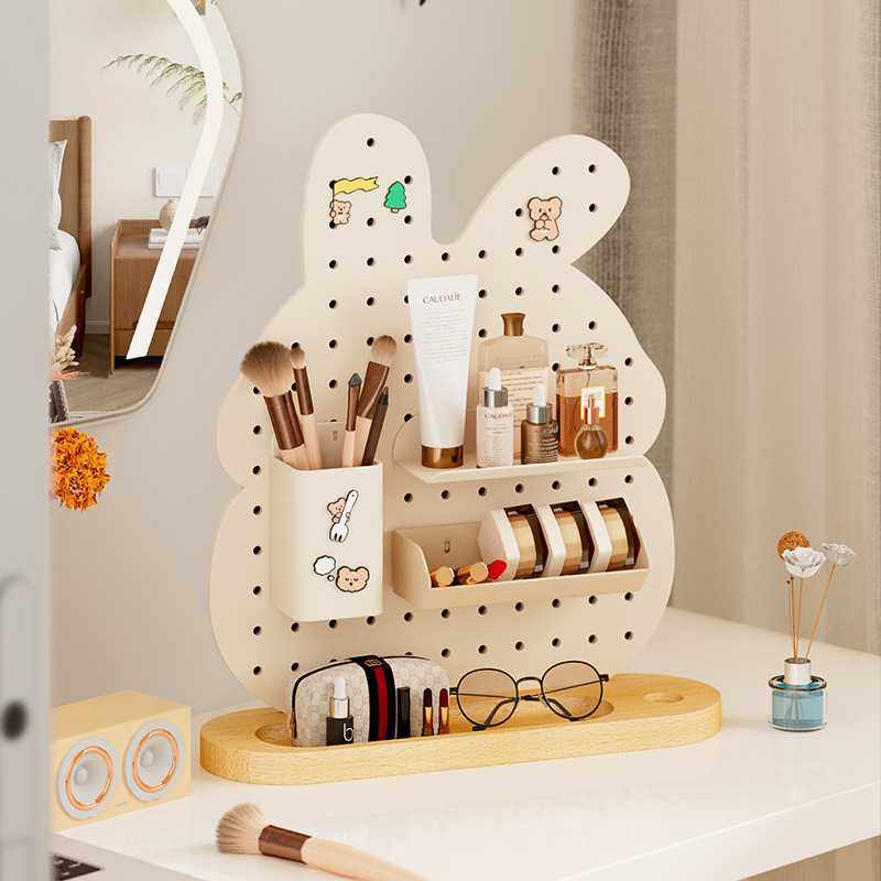 金属洞洞板创意整理置物架动物造型多功能学习办公化妆收纳架,淘宝优惠券,粉丝福利购,淘宝优惠卷
