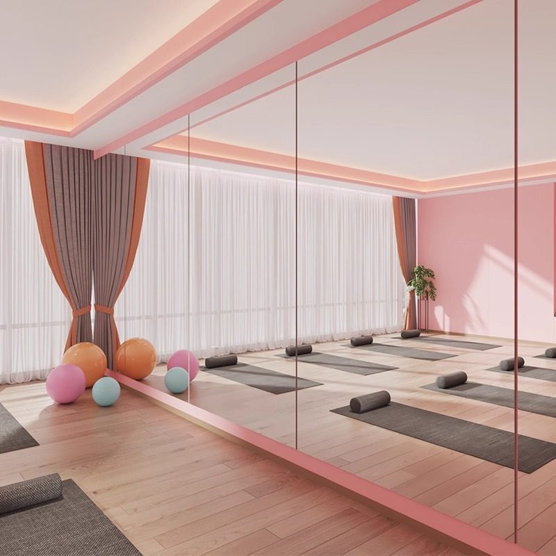 【顺丰包邮】亚克力舞蹈镜免打孔瑜伽镜粘墙自贴健身房镜破损包赔,淘宝优惠券,粉丝福利购,淘宝优惠卷