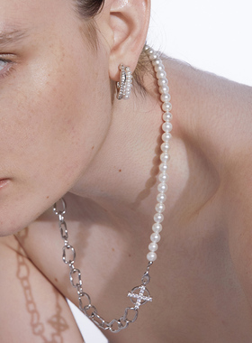 【徐璐推荐】ARSIS不对称珍珠链条拼接项链锁骨链女轻奢徐老师