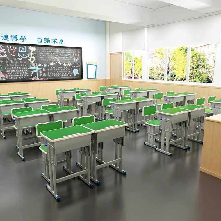 学生课桌椅双人培训桌托管辅导班厂家直销加固加厚小学初中,淘宝优惠券,粉丝福利购,淘宝优惠卷