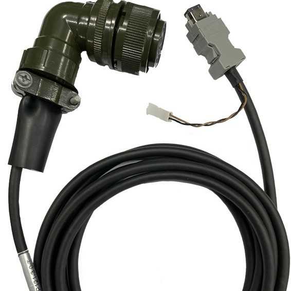 S6-L-P124-3.0-TSV660 适用汇川伺服电机编码器线缆3米动力线 - 图2