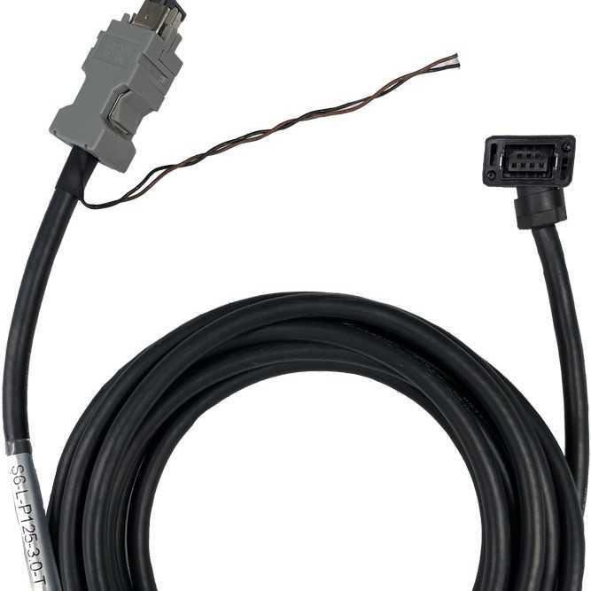 S6-L-P124-3.0-TSV660 适用汇川伺服电机编码器线缆3米动力线 - 图1