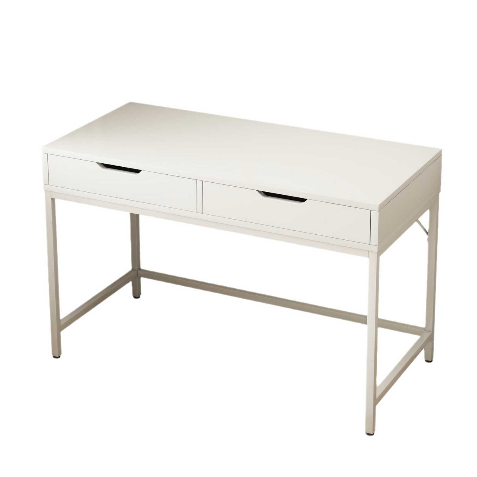 电脑桌台式简约现代办公桌子带抽屉书桌家用女生卧室化妆桌梳妆台 - 图3