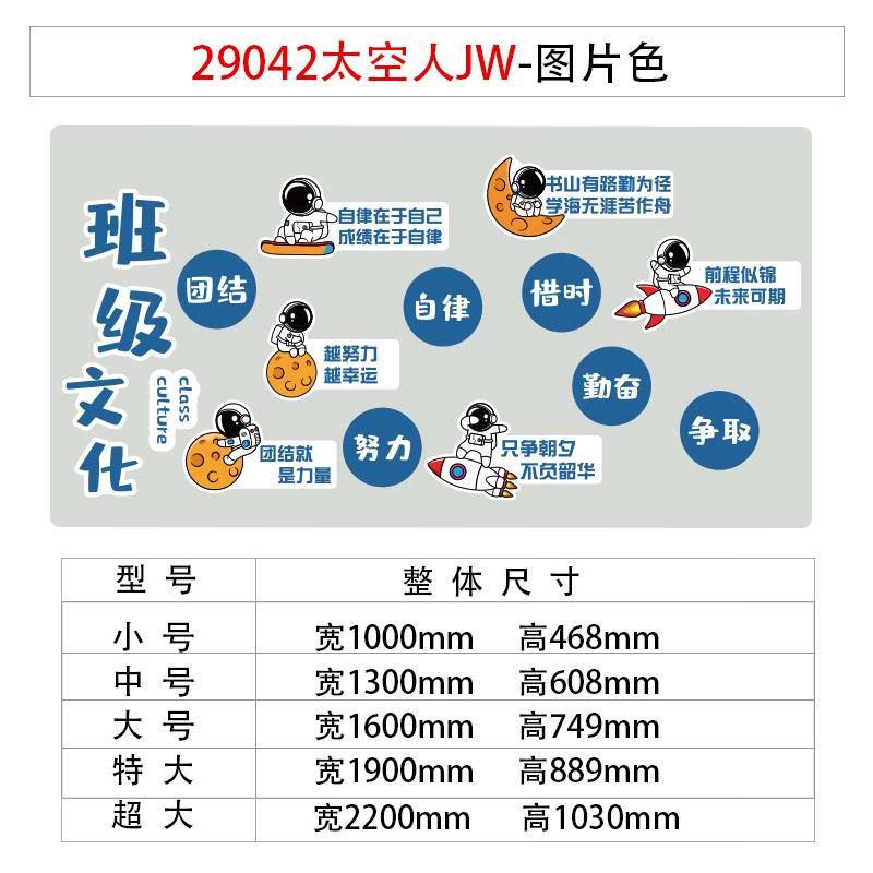 班级文化墙贴纸教m室布置装饰黑板报神器初高中开小学自习励志标 - 图0