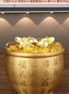 入户玄关餐边柜h招财小摆件肉桂生财粗盐净宅发财树客厅电视柜装