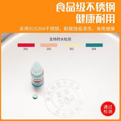 加厚 304不锈钢汤桶多用桶汤锅带盖酒店饭店食堂储物储水商用厨具 - 图0