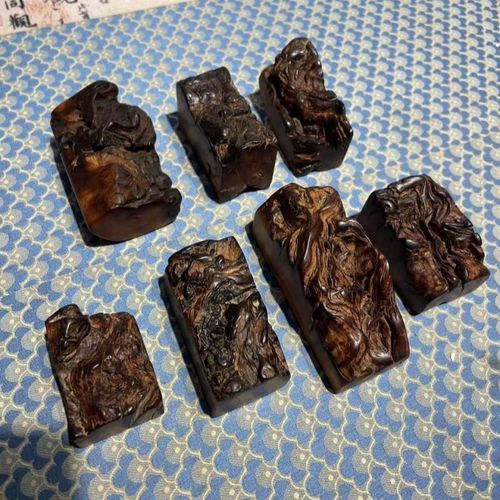 枣木手把件d雷击碳化纹一物一图老料枣木吊坠雷焦雷痕 - 图3