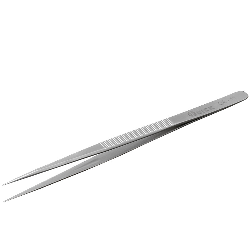 快克直弯尖头镊子QA-15 QA-11精密加硬防滑型不锈钢加厚镊子夹子,淘宝优惠券,粉丝福利购,淘宝优惠卷