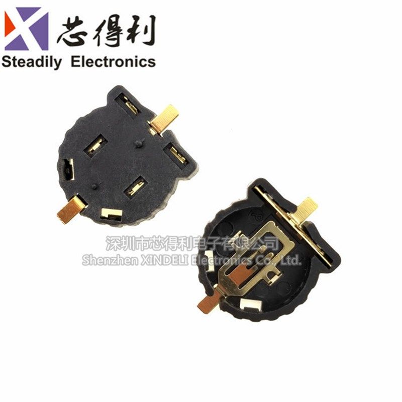 BS-1220-2 电池座 CR1220 贴片纽扣电池座 引脚镀金 耐高温280度,淘宝优惠券,粉丝福利购,淘宝优惠卷