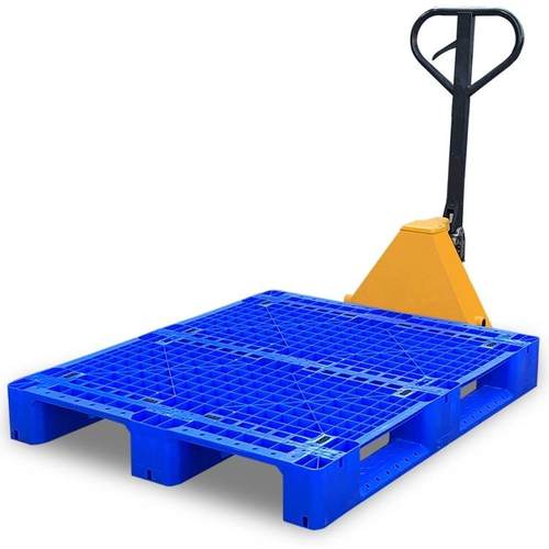 1212内置8条钢管川字网格塑胶卡板塑料托盘仓储栈板垫板地台板 - 图2