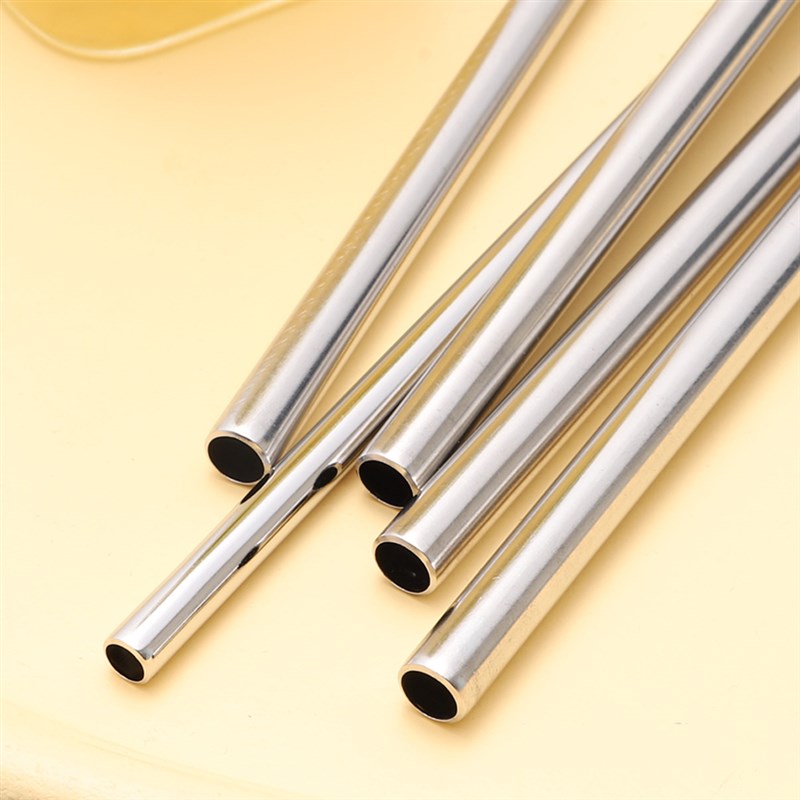 可刻字 防刮舌316L不锈钢吸管28cm加长金属环保吸管环.保加长吸管 - 图1