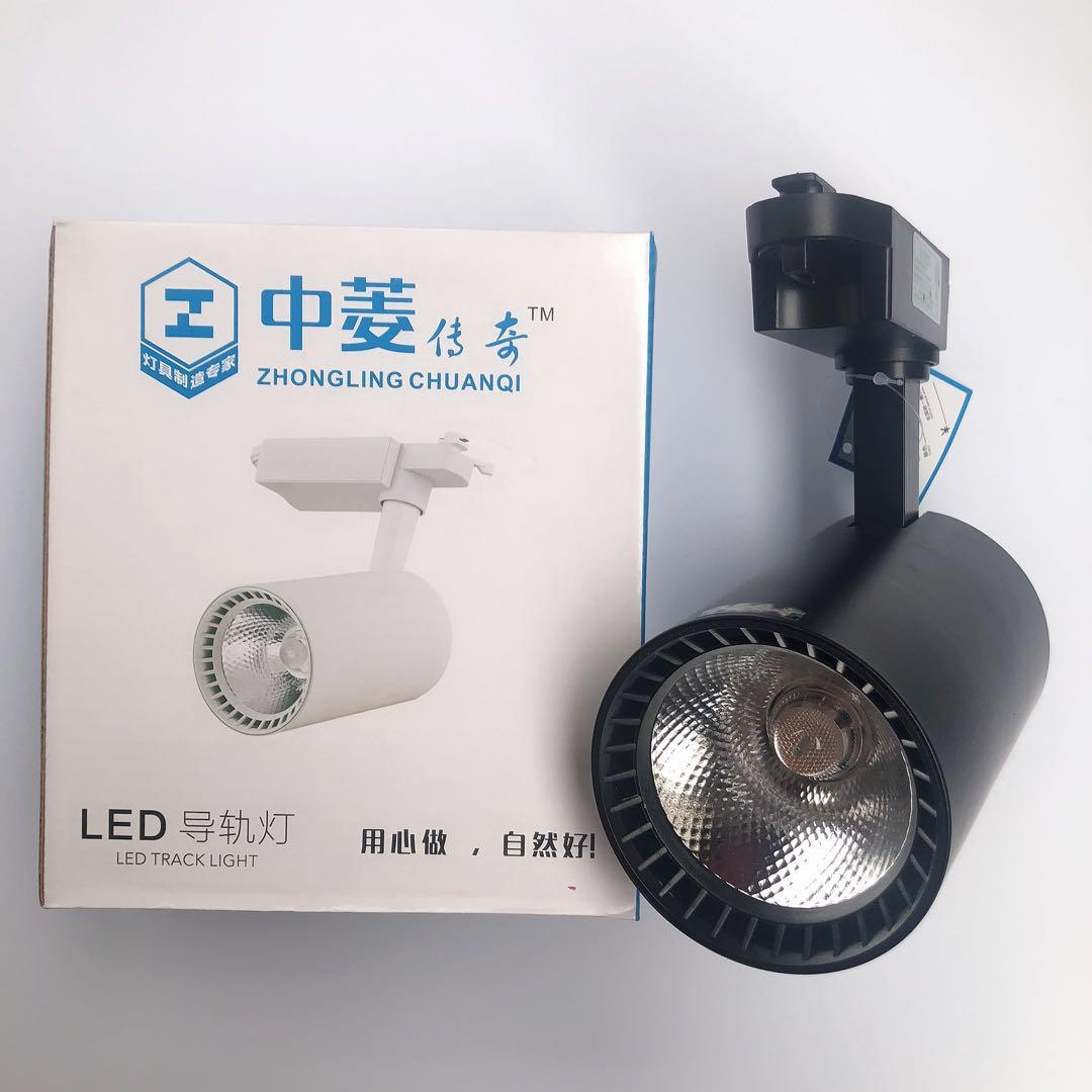 中菱传奇LED格瑞士导轨射灯COB商用珠宝服装店高亮背景天花轨道灯 - 图3