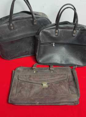 八十年代老物件皮包公文包老旧手提包民俗怀旧收藏拍摄道具摆件