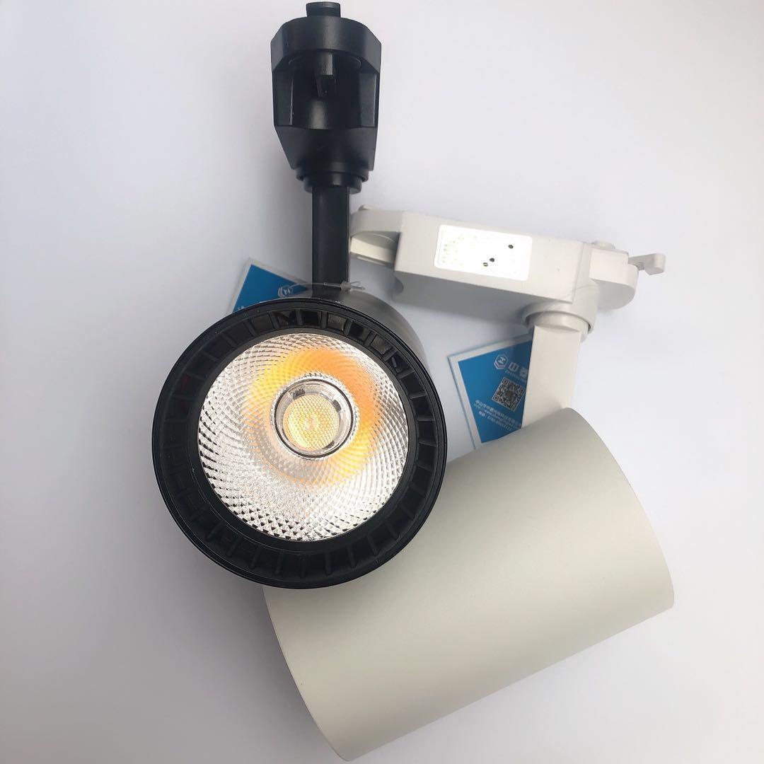 中菱传奇LED格瑞士导轨射灯COB商用珠宝服装店高亮背景天花轨道灯 - 图0