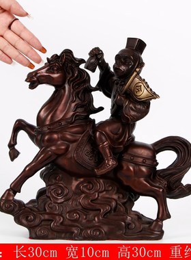 纯铜马上封侯摆件猴子p骑马马上有候办公室客厅马到成功装饰品礼
