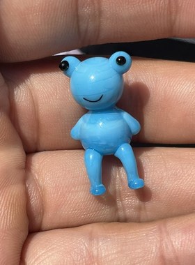 日式匠人手工彩色小青蛙手作y玻璃小摆件童年回忆创意家居小摆件