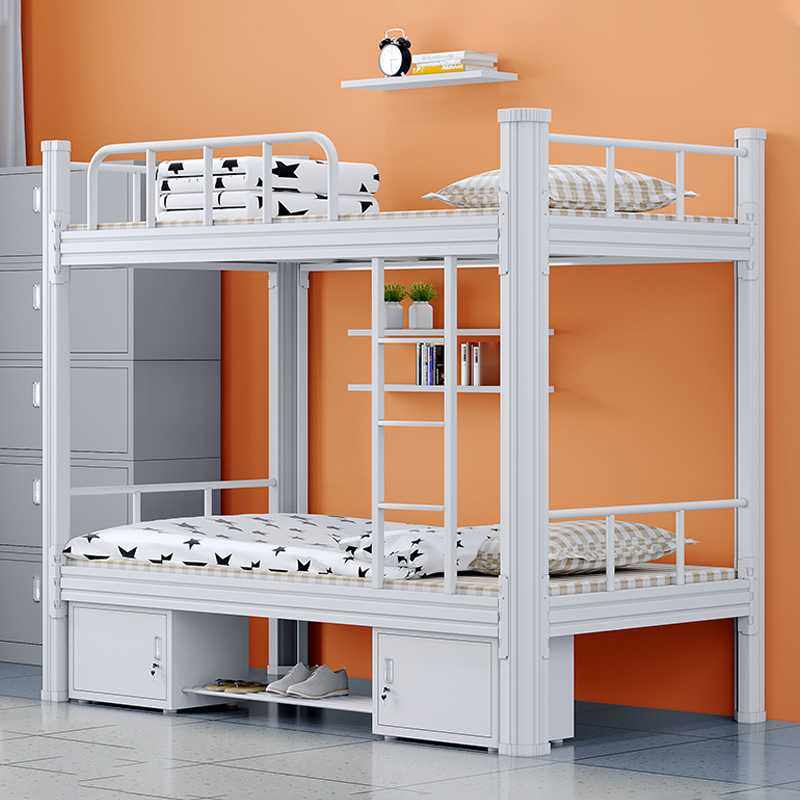 双层床上下铺铁床学生宿舍公寓床员工铁艺床铁架床钢制双人高低床,淘宝优惠券,粉丝福利购,淘宝优惠卷