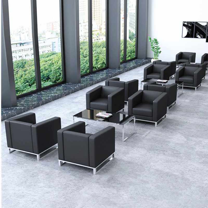 简易商务办公沙发茶几组合单人会客接待室4S店客户休息区简约现代,淘宝优惠券,粉丝福利购,淘宝优惠卷