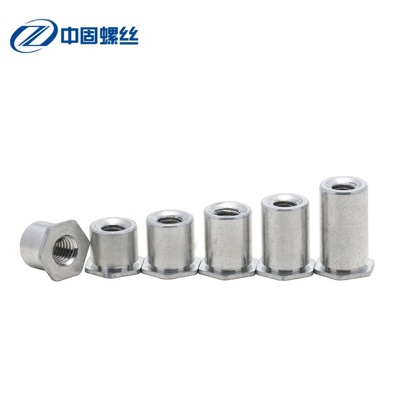 不锈钢304通孔压铆螺母柱SOS压铆螺柱国标内螺纹压铆件M2M3M4M5M6 - 图3