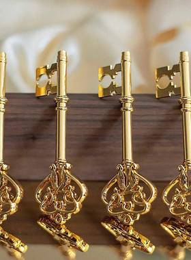 金属金钥匙房地产商务庆典风水开 业招财颁奖礼品摆件现货彷真礼