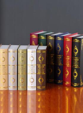 欧洲烫印覆古人造书假书饰品书柜书架摄影照片道具书模型创意饰品