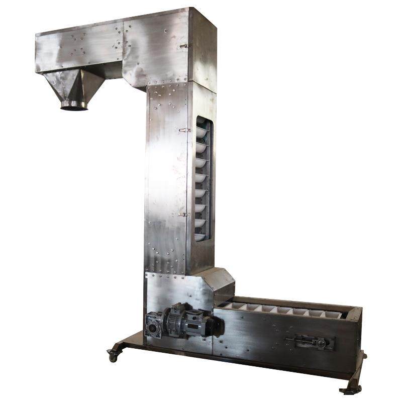 304不锈钢链板提升机猫粮狗粮斗士垂直上料机猫砂Z型斗式提升机,淘宝优惠券,粉丝福利购,淘宝优惠卷