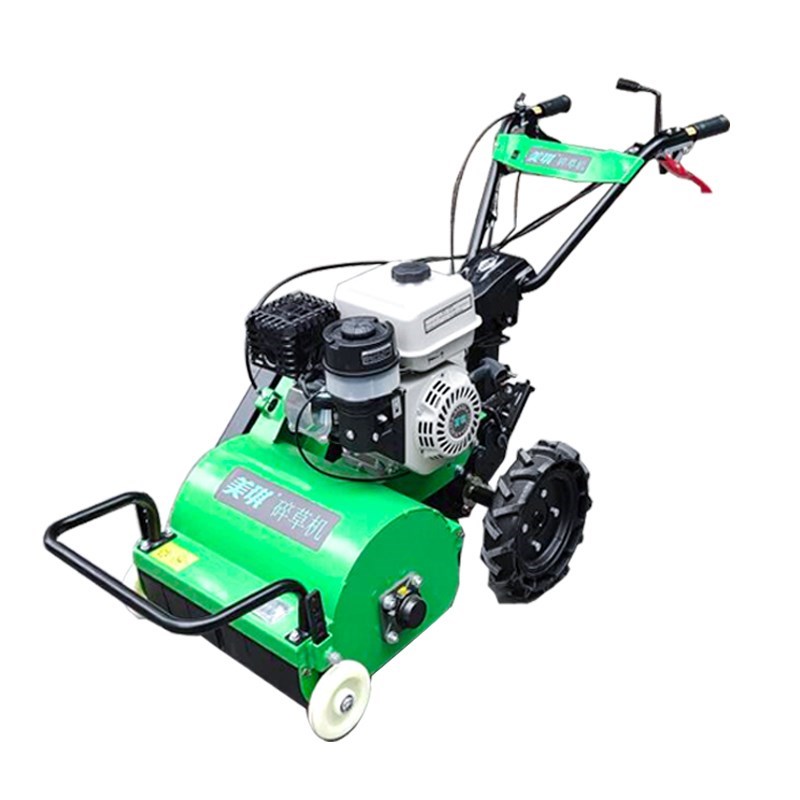 自走式碎草还田机汽油园林打x除草农用秸秆粉碎柴油果园割草机美 - 图0