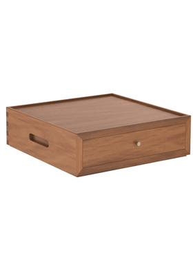 移动茶几烧水壶盒新中式泡茶车黑胡桃木榻榻米茶台桌壶柜架