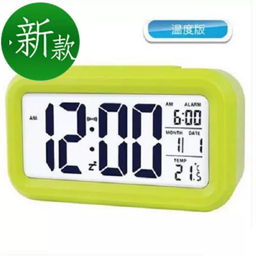 Multi -t функция светодиодные прикроватные студенческие электронные часы детские ночные свет, тихие простые творческие будильники в спальне.