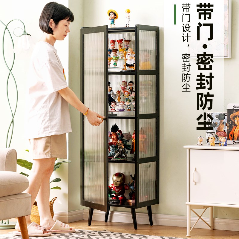 手办展示柜家用乐高积木置物x架防尘玩具收纳盒透明小摆件展示架 - 图2