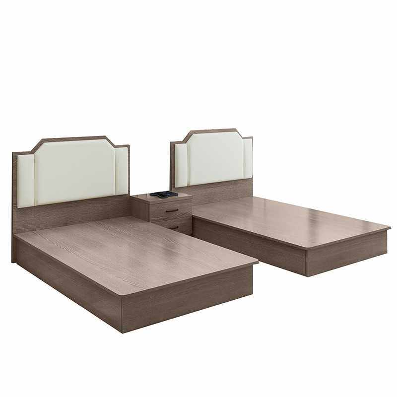 现代简约酒店床宾馆家具单人床架客房公寓民宿标间全套双人卧室床,淘宝优惠券,粉丝福利购,淘宝优惠卷