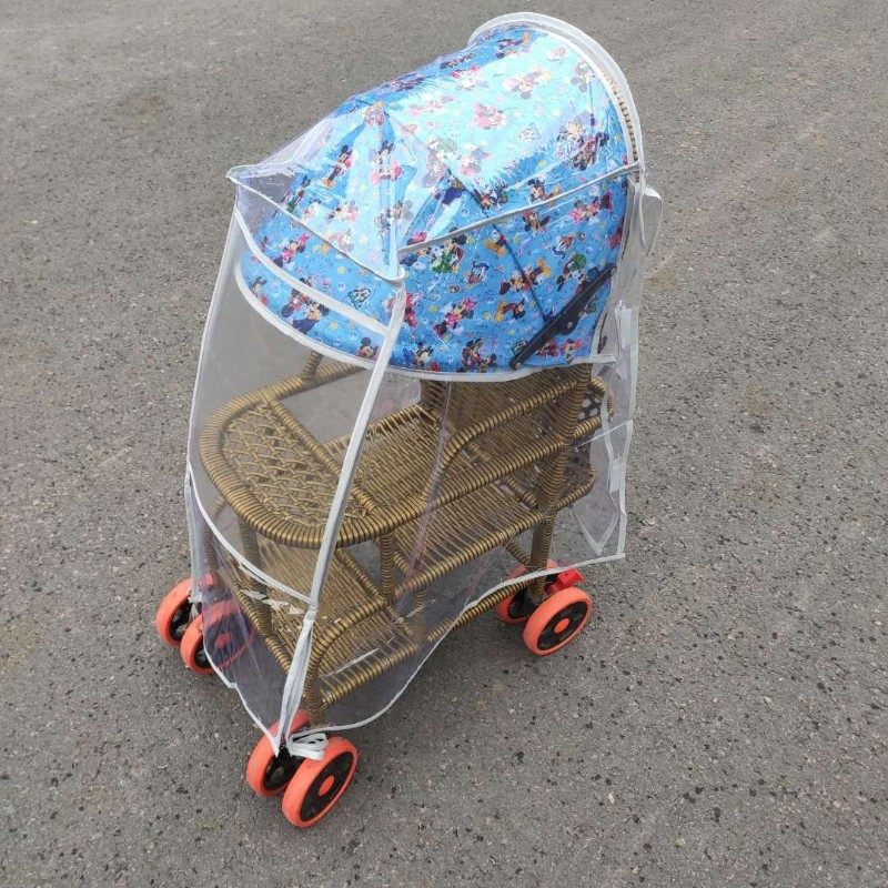 婴儿车雨罩儿童推车雨伞通用型防风罩伞车防雨罩宝宝竹藤车保暖罩,淘宝优惠券,粉丝福利购,淘宝优惠卷