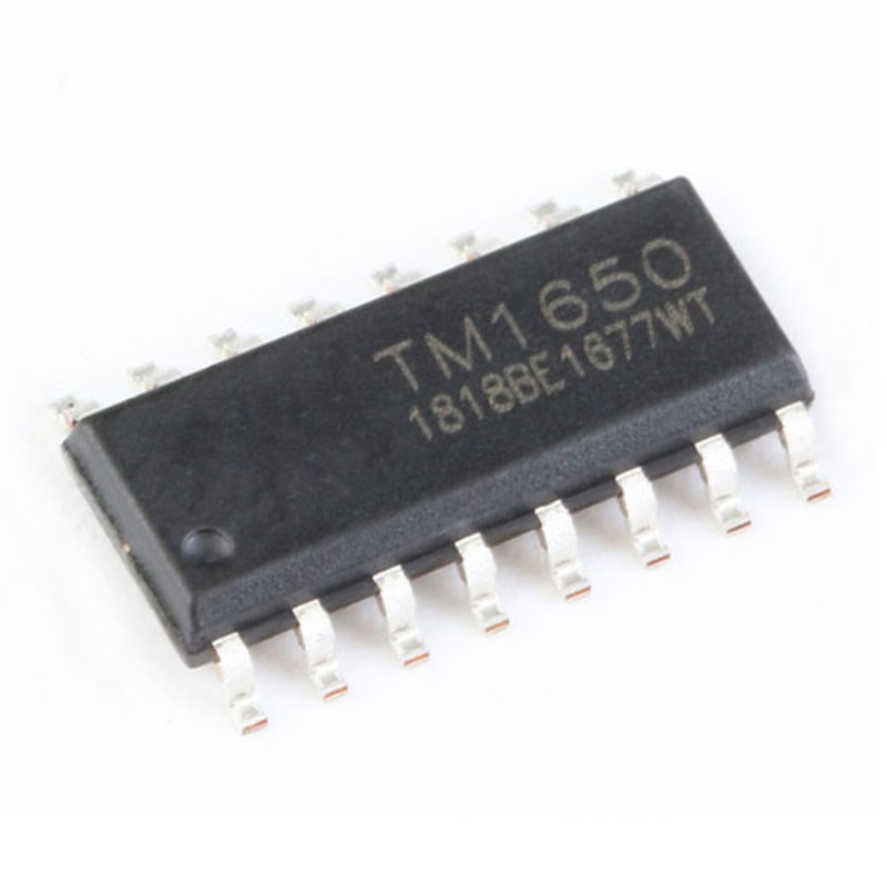 新版 原装正品 贴片 TM1650 SOP-16 带键盘扫描接口 LED驱动芯片 - 图1