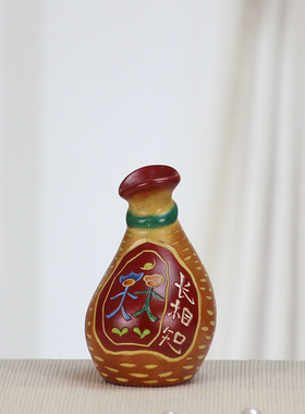 吉祥福寓意桌面小摆件陶瓷t工艺品客厅电视柜博古架酒柜书柜装饰