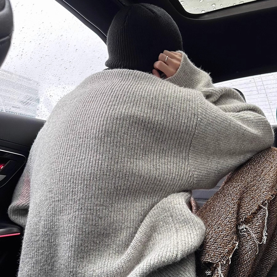 NEVERNEED亨利领套头毛衣男秋冬季美式慵懒风含绵羊毛针织衫外套,淘宝优惠券,粉丝福利购,淘宝优惠卷