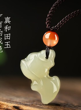 天然和田玉十二生k肖龙吊坠挂件属相龙六合吊坠龙年挂件首饰送女