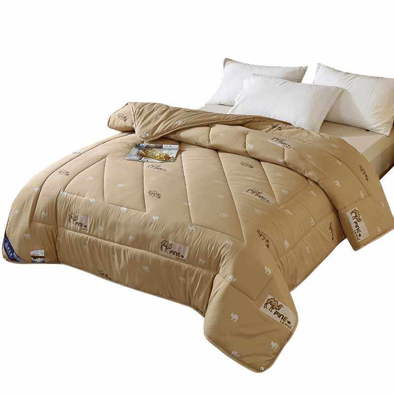 新款加厚被子斜纹防雨布驼毛保暖被芯直销秋冬会销驼绒冬被,淘宝优惠券,粉丝福利购,淘宝优惠卷