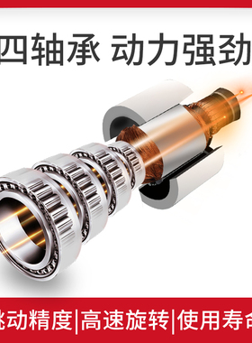 雕刻机主轴电机雕刻机电机高速1.5KW 电主轴水冷电主轴动力头高速