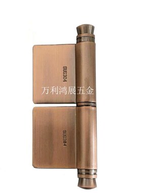无孔皇冠头合页红古铜不锈钢旗形铰链钢芯旗形门铰 5寸*3mm*14芯