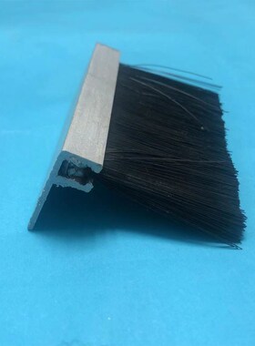 35F型铝合金工业密封防尘毛刷条卷帘门快速门防风加厚排刷不透光