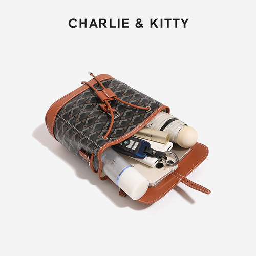 【赵露思同款】CHARLIE&KITTY轻奢小众高级感包包2026新款双肩包 - 图1