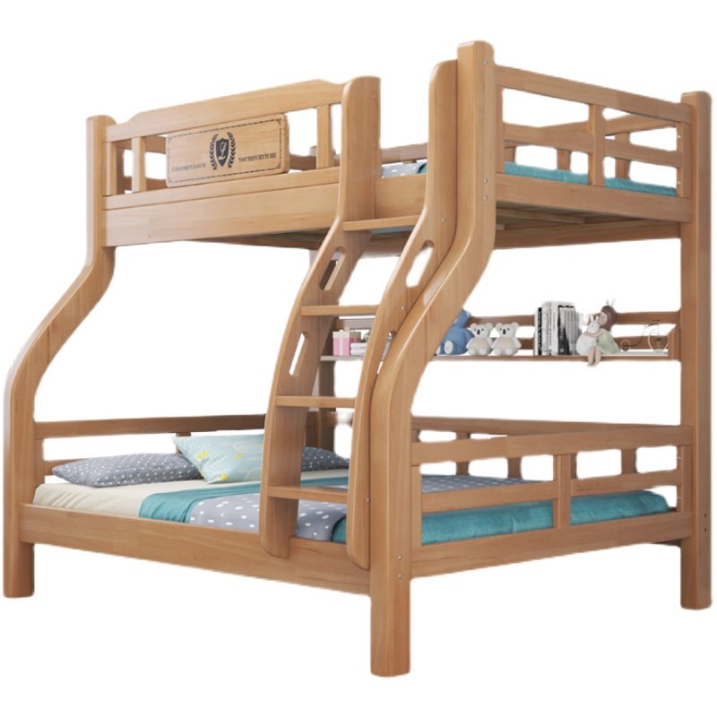 掌上明珠燕尾榫卯静音上下床双层床全实木高低床1.8米儿童上下铺 - 图3