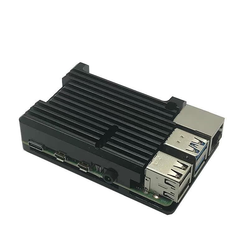 树莓派4代 4B 金属外壳 铝合金机箱 铝制无风扇散热马甲 盔甲铠甲,淘宝优惠券,粉丝福利购,淘宝优惠卷