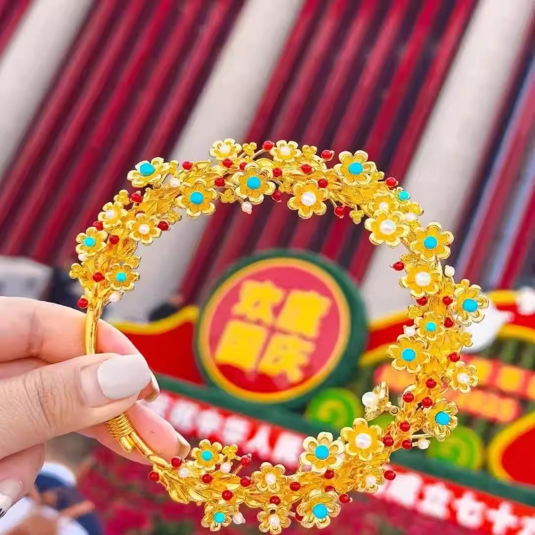 内蒙古文创天花板宝石金冠花环金属冰箱贴磁吸高颜值纪念装饰礼物 - 图2