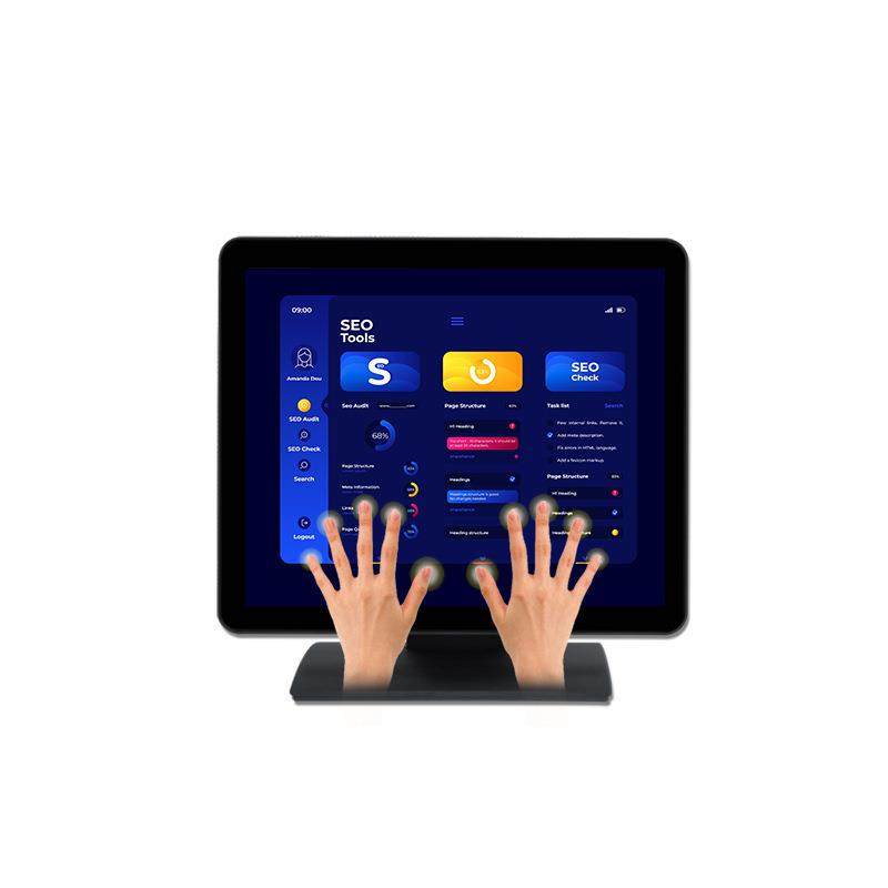 15寸17寸19寸电容触摸显示器多点触控LED屏幕金属防水多兼容系统,淘宝优惠券,粉丝福利购,淘宝优惠卷